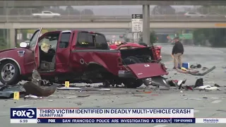 3rd victim identified in huge Sunnyvale crash