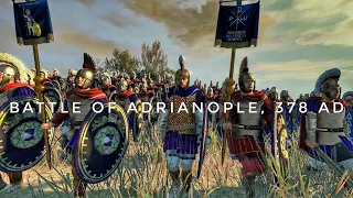 Battle of Adrianople, 378 AD | Eastern Roman Empire Vs  Gothic tribes