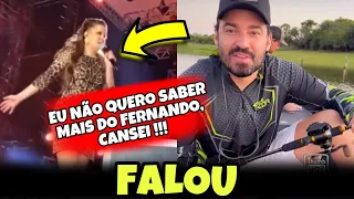 🔥 MAIARA MANDA RECADO PARA FERNANDO DURANTE SHOW E ELE RESPONDE !!!