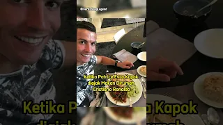 Patrice Evra kapok diajak makan dirumah Cristiano Ronaldo