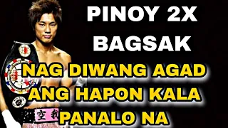 PINOY 2X BAGSAK SA ROUND 1 AKALA NG HAPON PANALO NA | MASYADO NATUWA ANG HAPON SA 0AG HINTO NG LABAN