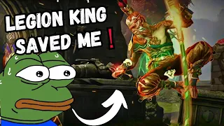 Legion King SAVED ME 😨 From Monkey king 🙊||Shadow Fight 4 Arena