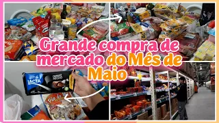 COMPRAS DO MÊS NO ATACADISTA MÊS DE MAIO PARA UMA GRANDE FAMILIA #comprasdemercado #comprasdomes