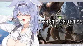【MONSTER HUNTER: WORLD】 first time monster hunter, ever 😳👉👈 【NIJISANJI EN | Elira Pendora】