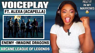 Enemy - Imagine Dragons (Arcane League of Legends) Voiceplay Ft. AleXa REACTION!!!😱 | SINGER REACTS