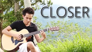 Closer - The Chainsmokers ft. Halsey (fingerstyle guitar cover + tabs)