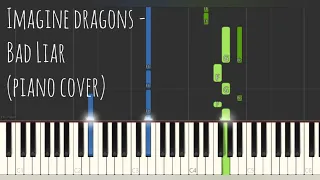 Imagine Dragons - Bad Liar | Piano Pop Song Tutorial  Sheet