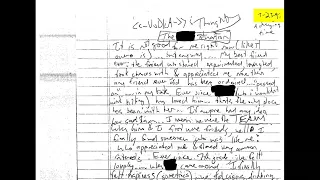 Dylan Klebold's Journal (1997) - CVA