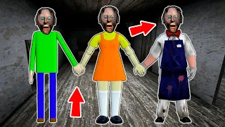 Granny vs Squid Game vs Scary Teacher vs Ice Scream - funny horror animation (funniest episodes)