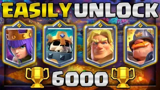 Best 5 DECKS to UNLOCK CHAMPS in Clash Royale