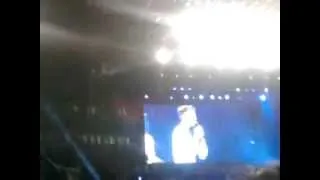 Justin Bieber cantando One Time, Never Let You Go y Die In Your Arms en el Zocalo del D.F