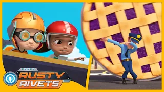 Rusty’s Giant Pie Delivery | Rusty Rivets | Cartoons for Kids