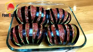 Turkish Style Stuffed Eggplant / Баклажаны с мясом