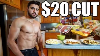 $20 FOR A WEEK OF CUTTING: Meal Prep on a Budget | Shopping and Cooking