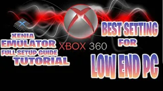 Xenia emulator Full setup guide for Low End Pc Tutorial 2023