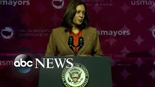 VP Harris addresses inflation at mayors' conference