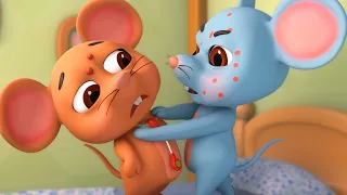 दो चूहे थे- Do Chuhe The Mote Mote The & More I Hindi Rhymes For Kids I Rat Cartoon | Jugnu kids