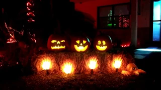 14 projectors using AtmosFEARfx files (clip 14) - Halloween 2017