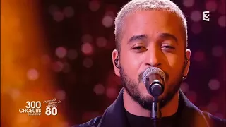 Slimane     Je te promets   émission   300 Chœurs chantent les années 80   24 11 2017 480p 25fps H26