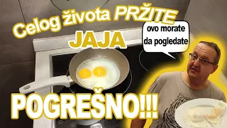 Celog života pogrešno pravite JAJE na OKO. Morate da pogledate kako se sprema jaje na oko!