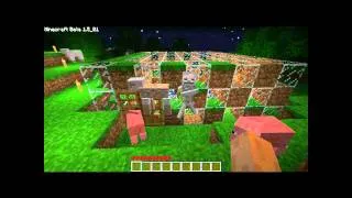 Kwadratowe walki w Minecraft - odcinek 1 (CobraPL, jakub i JKingGame) vs (Potwory w Minecraft) cz.2