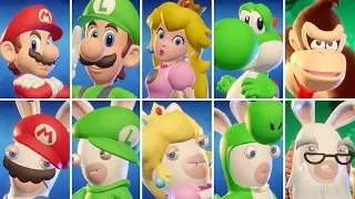 Mario + Rabbids Kingdom Battle - All Characters