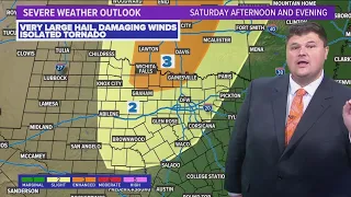 DFW Weather | Decent chances for rain over the next several days in 14 day forecast