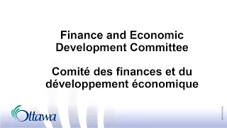 Finance and Economic Development Committee meeting – March 9, 2020 - Special Meeting – Audio Stream