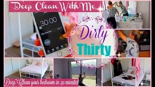Dirty Thirty | Deep Clean with me | Bedroom Speed Clean | Carpet clean | Tiana-Rose