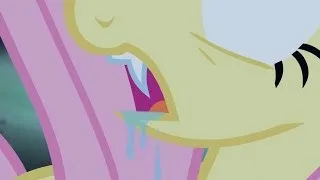 Fluttershy - Fluttershy turns into Flutterbat - That apple. It looks so juicy and sweet.