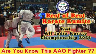 Best Of Best Karate Kumite | Senior Male Kumite -75 KG | KAI All India Karate Championship 2023