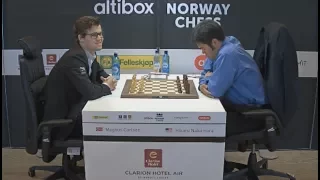 MAGNUS CARLSEN VS HIKARU NAKAMURA | BLITZ CHESS 2017 - NORWAY CHESS 2017