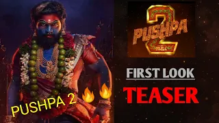 Pushpa 2:The Rule First Look Teaser || Allu Arjun  Rashmika Mandanna  Sukumar