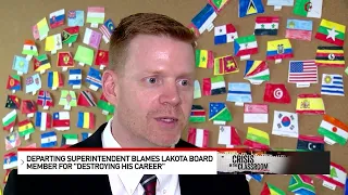 Local superintendent says a school board member destroyed his career