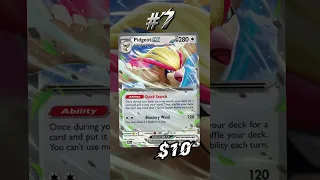 TOP 10 Most Expensive Pokemon Cards in Obsidian Flames #shorts #pokemon #subscribe