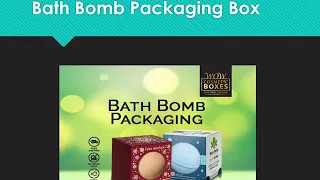 Bath Bomb Packaging | Printed Bath Bomb Boxes | Eco-Friendly Bath Bomb Boxes
