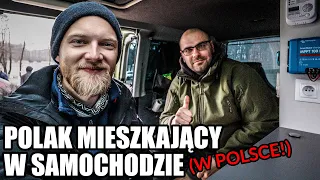 Polak mieszkający w samochodzie (w Polsce!)