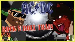 Cartoon Angus!!! | AC/DC - Rock N Roll Train (from Live at River Plate) | REACTION