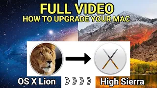 How to upgrade macOS X lion to High sierra #update #macos #lion #highsierra