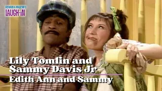 Lily Tomlin and Sammy Davis Jr | Edith Ann and Sammy | Rowan & Martin's Laugh-In