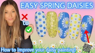 🌼 Easy Spring daisys! Daisy nail art | Cute Easter flowers & polkadot | Miss Jo's Nail Co.