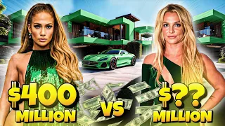 Jennifer Lopez vs Britney Spears - Who is Richer?