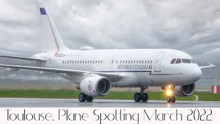 Toulouse Blagnac Airport Plane Spotting (Mar 2022)