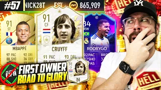 THE BEST FIRST OWNER TEAM IN FIFA!!?!?! & FUT CHAMPS gameplay!!  - First Owner RTG #57- FIFA 22