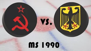 Mistrovství světa v hokeji 1990 - Skupina - Sovětský Svaz - Západní Německo