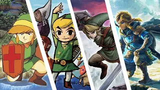Evolution of Legend of Zelda Art Styles (1986 - 2023)