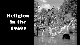 Religion in the 1930s