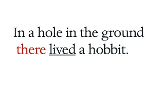 The Linguistic Magic of the Opening to the Hobbit