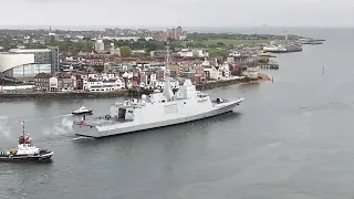 French Frigate Aquitaine #warships #ships #dronevideo