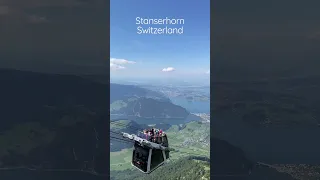 Day 1 in Switzerland 🇨🇭 Mountain Stanserhorn🗻 #shorts #switzerland #travel #mountains #reels #yt